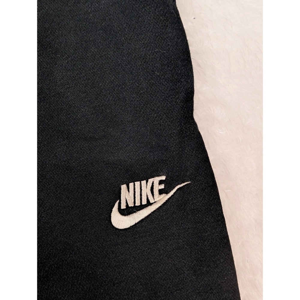 Nike Sportswear Jogger Pants Men's L Black Sweatpants Drawstring Swoosh‎ - Picture 2 of 7